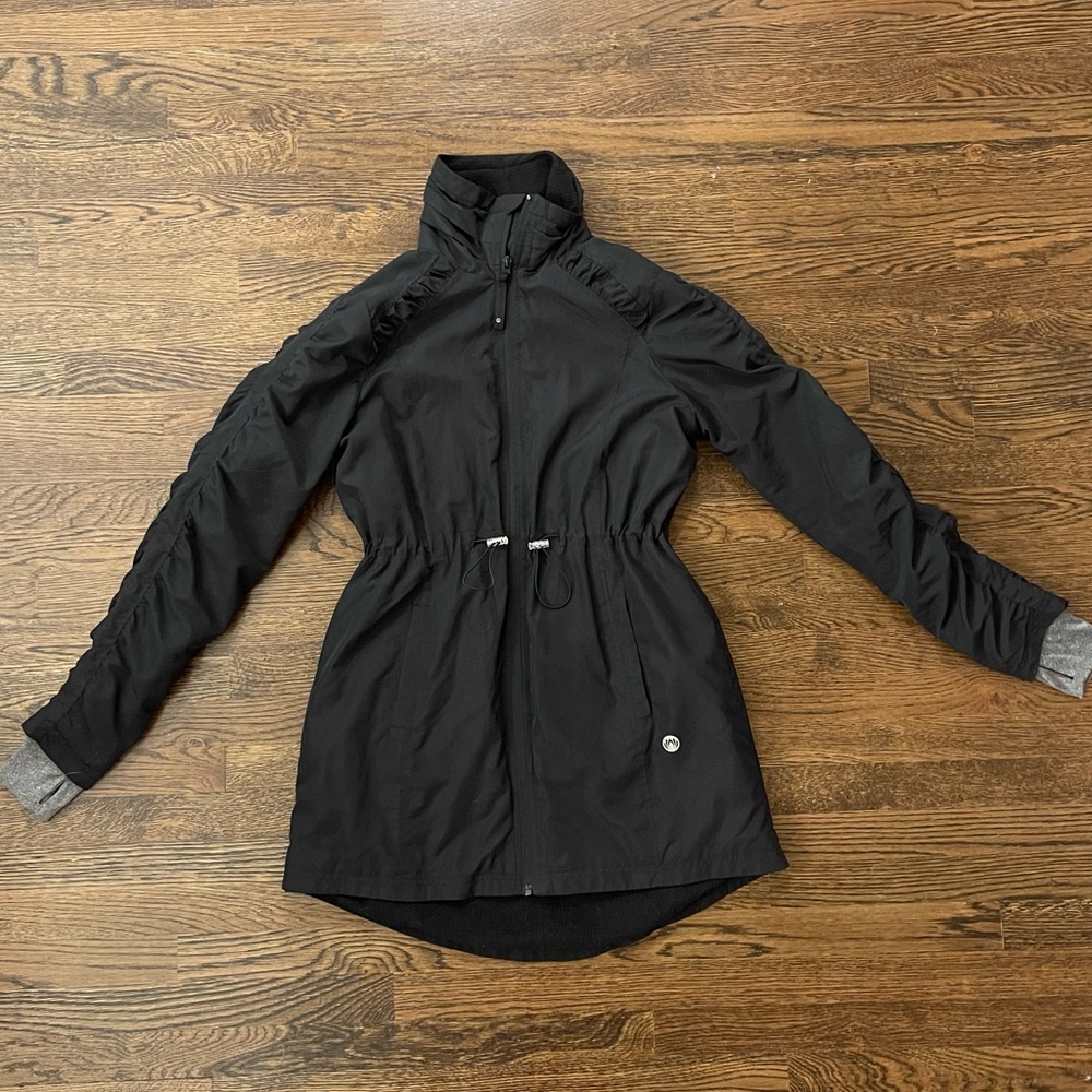 Womens Rain Jacket - Black - Medium
